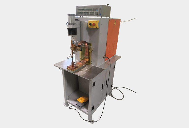 Table mounted spot welding machine